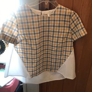English factory short sleeve blouse.